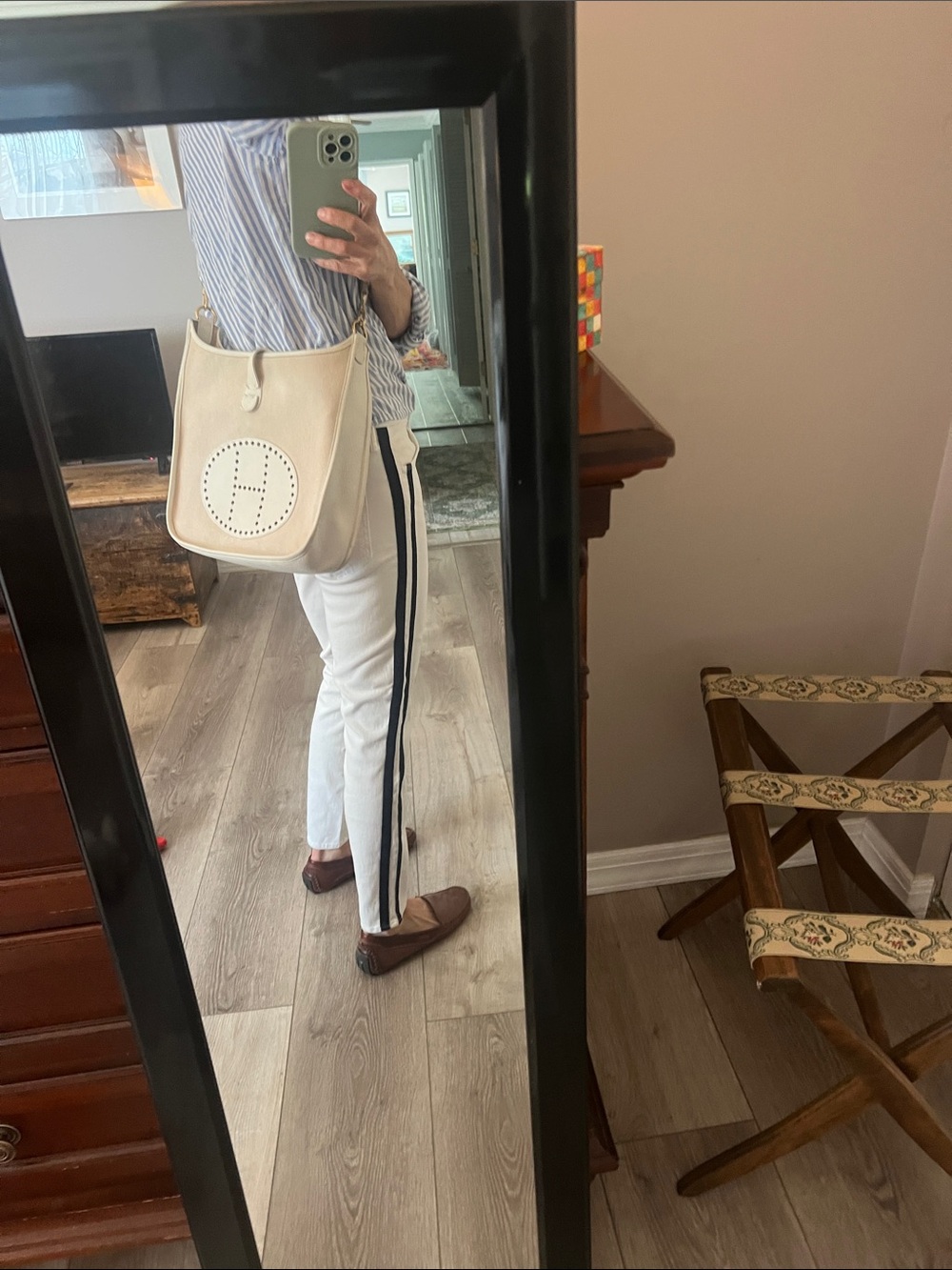 Hermes Evelyn MM Bag with Iconic H